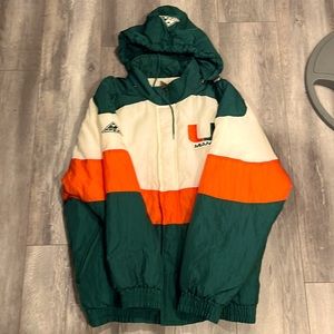 Vintage University of Miami Apexone Jacket